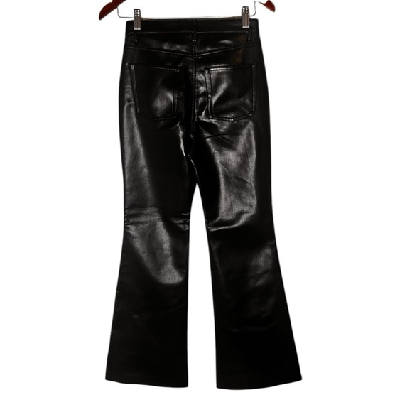 Aritzia Wilfred The Melina™ Flare High-Waisted Vegan Leather Flare Pants- Size 2 - Picture 5 of 12